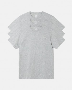 Camisas Stussy Stussy Undershirt Hombre Gris Chile | CSM-7753