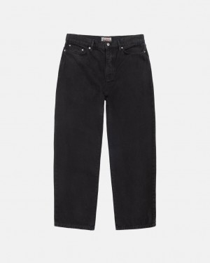 Denim Stussy Big Ol' Jean Washed Lona Hombre Negras Chile | RUB-3928