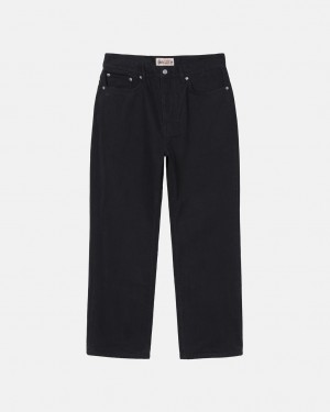 Pantalon Stussy Classic Jean Overdyed Hombre Negras Chile | KIK-8305