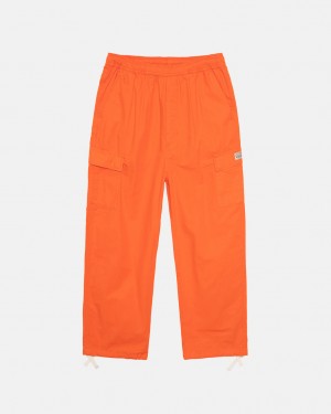 Pantalon Stussy Ripstop Cargo Beach Pant Hombre Naranjas Chile | IWK-0192