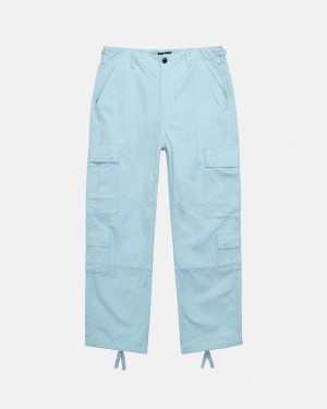 Pantalon Stussy Surplus Cargo Ripstop Hombre Azules Claro Chile | LXH-9075