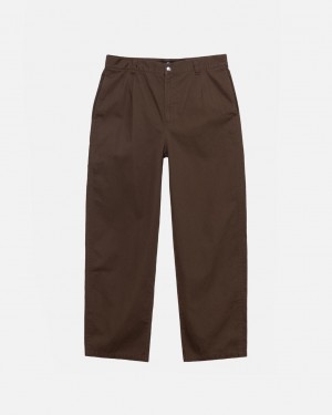 Pantalon Stussy Workgear Trouser Twill Hombre Marrones Chile | NDM-5219