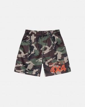 Short Stussy 4X4 Mesh Corta Mujer Camuflaje Chile | LNY-9107