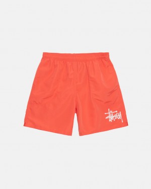 Short Stussy Agua Corta Big Basic Hombre Coral Chile | TQM-8730