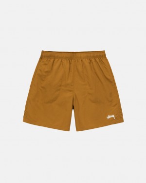 Short Stussy Agua Corta Stock Hombre Marrones Chile | JVX-7235