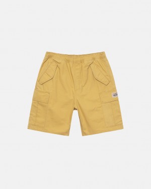 Short Stussy Ripstop Cargo Beach Corta Hombre Amarillo Chile | GJK-3960