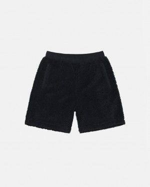 Short Stussy Sherpa Corta Hombre Negras Chile | FKV-4494