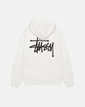 Sudadera con Capucha Stussy Basic Stussy Hoodie Pigment Dyed Hombre Beige Chile | DLK-8324