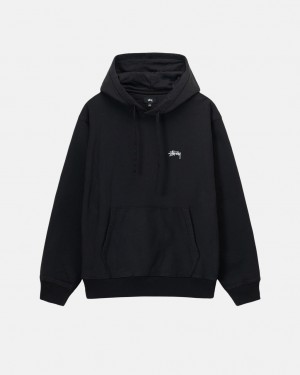 Sudadera con Capucha Stussy Overdyed Stock Logo Hoodie Mujer Negras Chile | XAH-8803