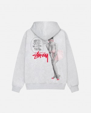 Sudadera con Capucha Stussy Skate Tough Hoodie Mujer Gris Chile | DTD-8239