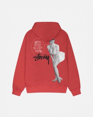 Sudadera con Capucha Stussy Skate Tough Hoodie Mujer Rojas Chile | LBU-9634