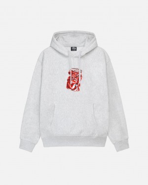 Sudadera con Capucha Stussy Soda Can Hoodie Mujer Gris Chile | BLY-2398