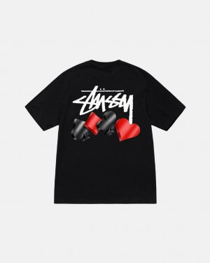 Camiseta Stussy Suits Tee Mujer Negras Chile | THQ-9267