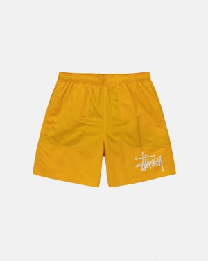 Trajes De Baño Stussy Big Basic Agua Corta Mujer Amarillo Chile | STA-2350