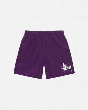 Trajes De Baño Stussy Big Basic Agua Corta Mujer Fucsia Chile | MBM-4738