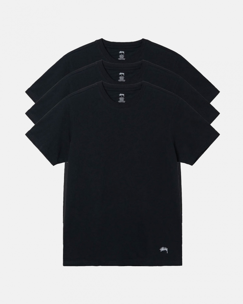 Camisas Stussy Stussy Undershirt Hombre Negras Chile | ROW-9799