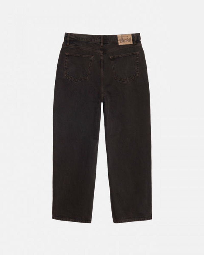 Pantalon Stussy Big Ol' Jean Denim Mujer Negras Chile | NGP-4601