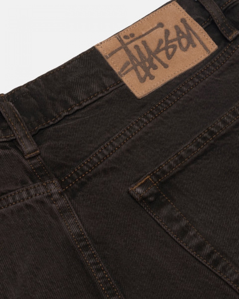 Pantalon Stussy Big Ol' Jean Denim Mujer Negras Chile | NGP-4601