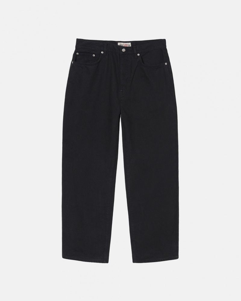 Pantalon Stussy Big Ol\' Jean Overdyed Hombre Negras Chile | KBX-9573