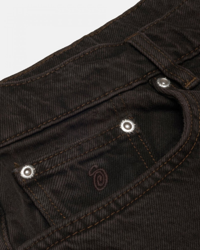 Pantalon Stussy Classic Jean Denim Hombre Negras Chile | WFC-0695