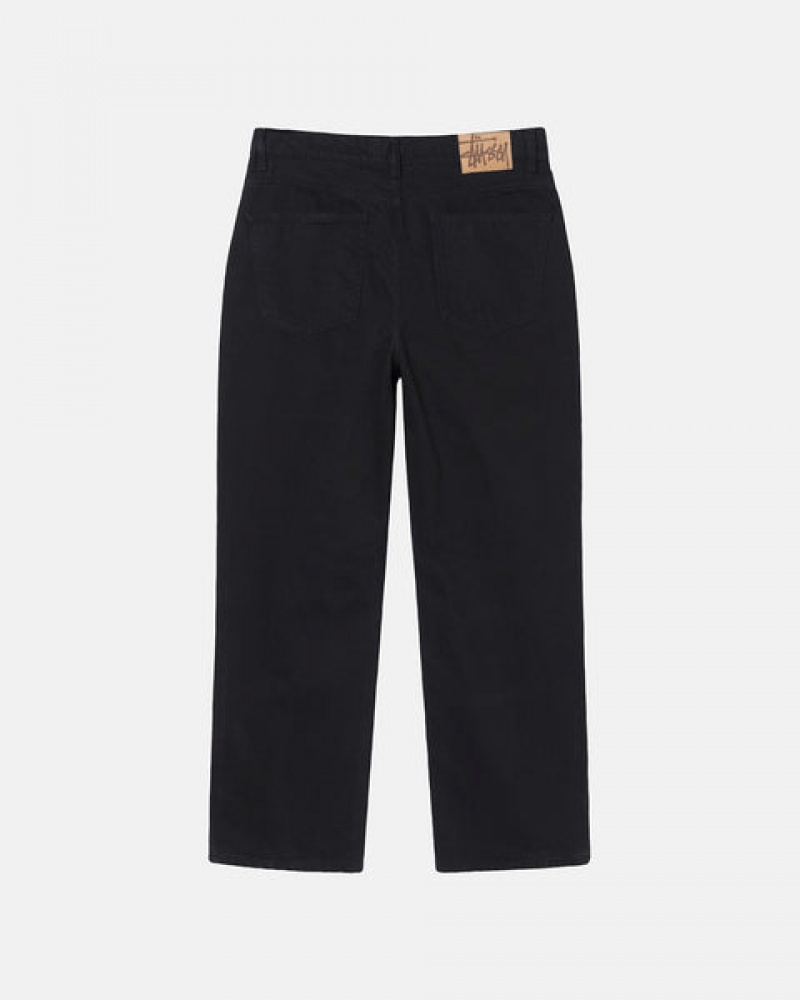 Pantalon Stussy Classic Jean Overdyed Hombre Negras Chile | KIK-8305