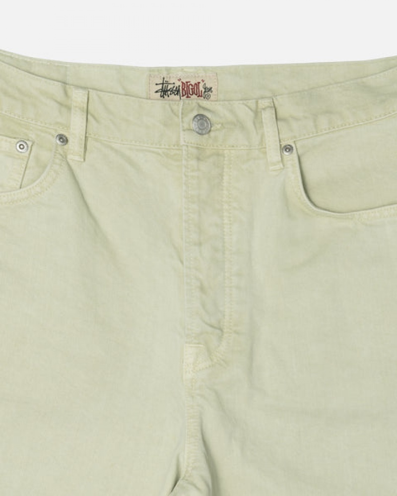 Pantalon Stussy Double Dye Big 'Ol Jeans Hombre Creme Chile | XMN-4756