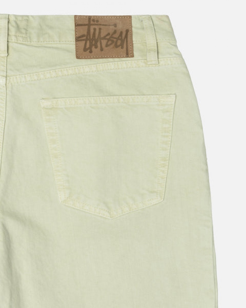 Pantalon Stussy Double Dye Big 'Ol Jeans Hombre Creme Chile | XMN-4756