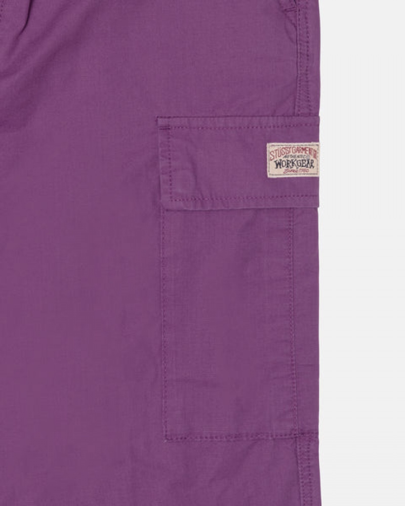 Pantalon Stussy Ripstop Cargo Beach Pant Hombre Moradas Chile | ZMQ-6129