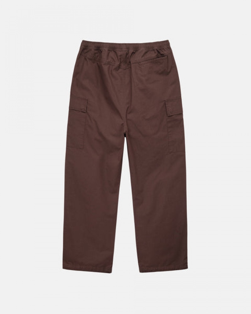 Pantalon Stussy Ripstop Cargo Beach Pant Mujer Marrones Chile | XTD-2046