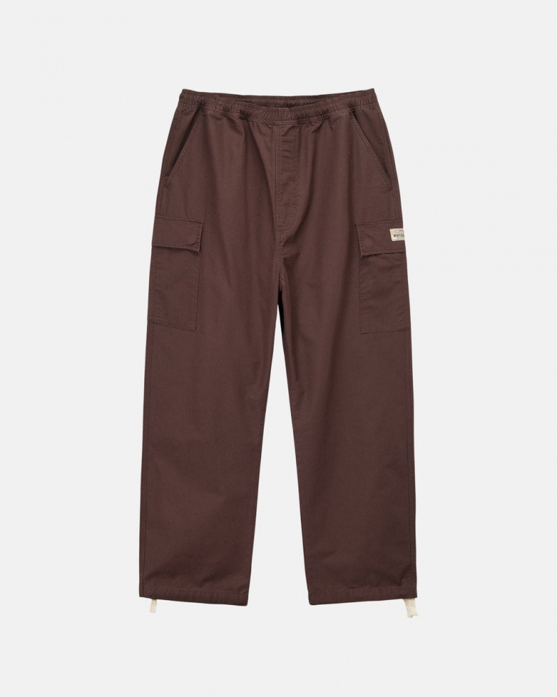 Pantalon Stussy Ripstop Cargo Beach Pant Mujer Marrones Chile | XTD-2046