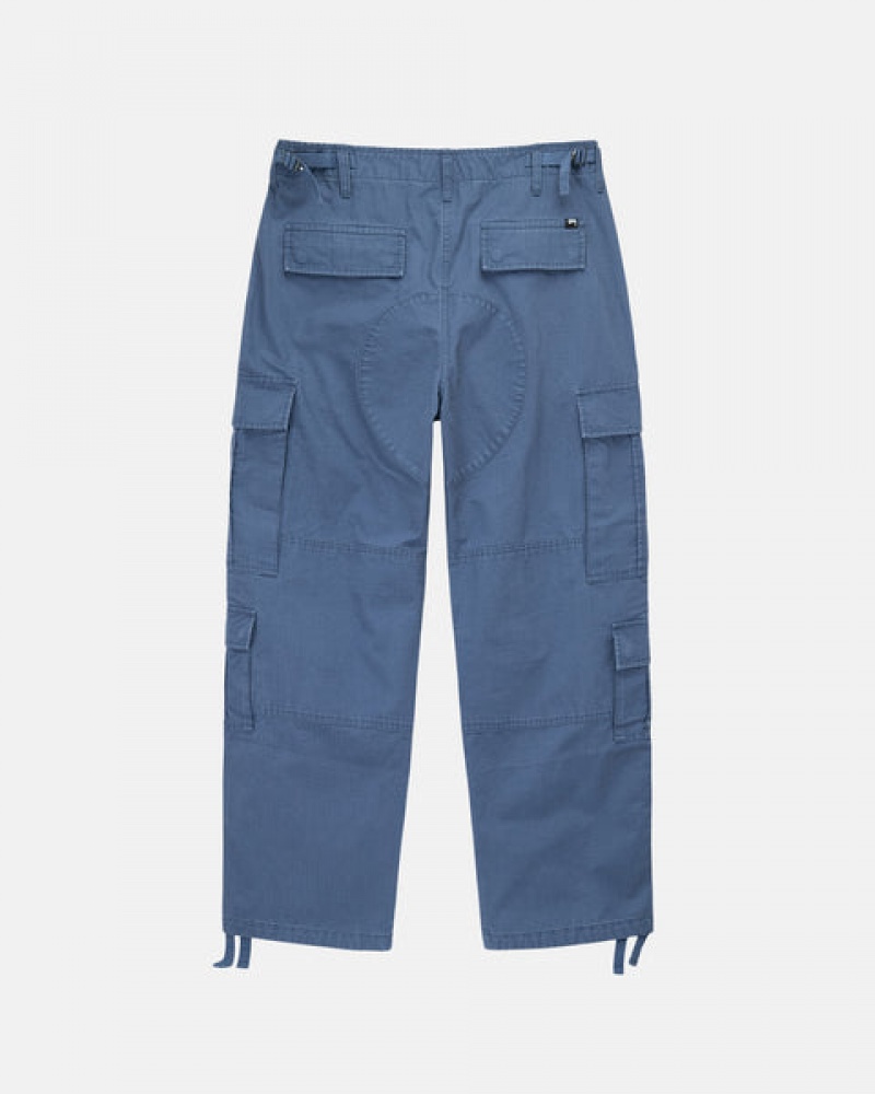 Pantalon Stussy Ripstop Surplus Cargo Hombre Azules Chile | YCB-3530