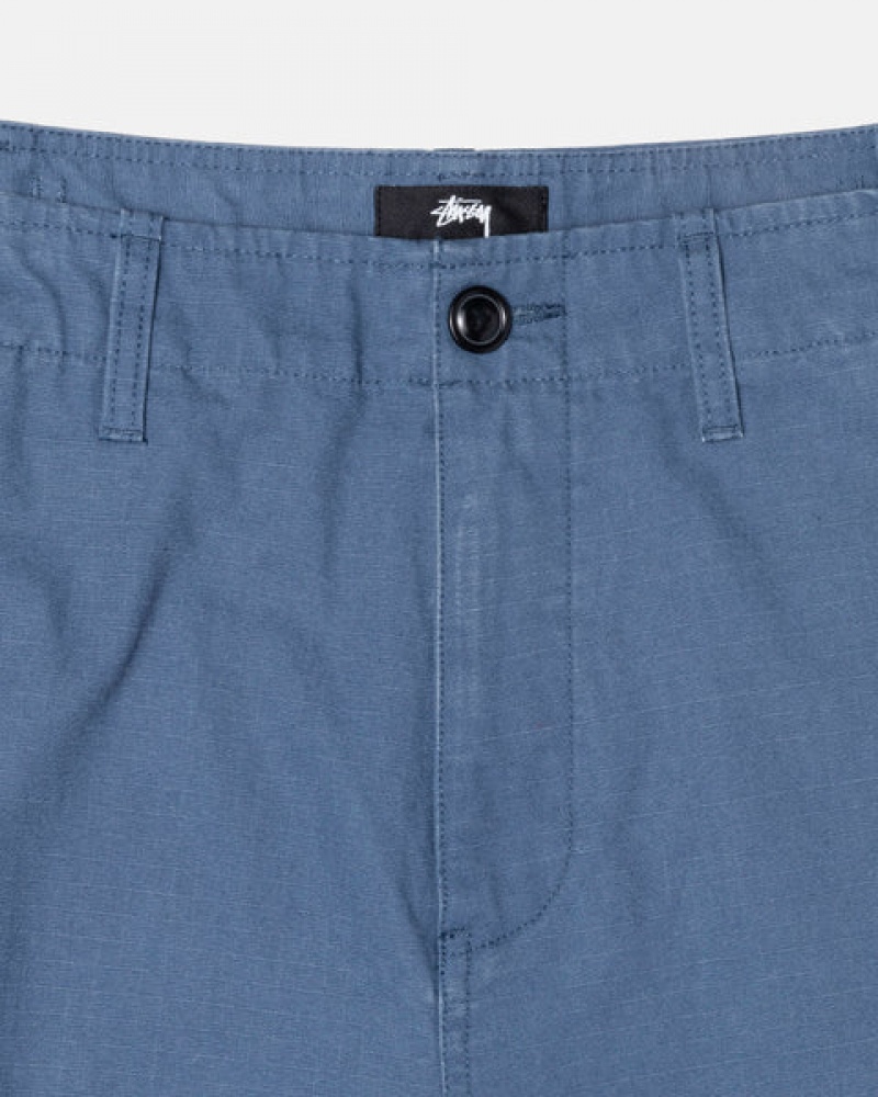 Pantalon Stussy Ripstop Surplus Cargo Hombre Azules Chile | YCB-3530