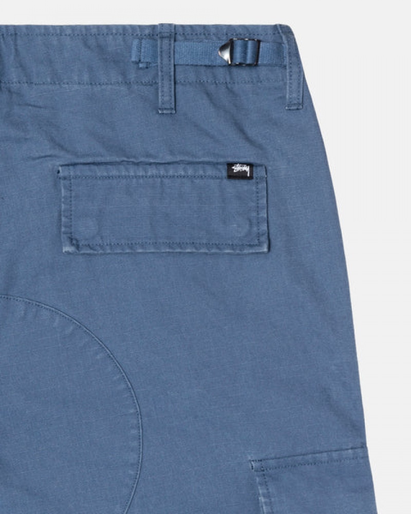 Pantalon Stussy Ripstop Surplus Cargo Hombre Azules Chile | YCB-3530