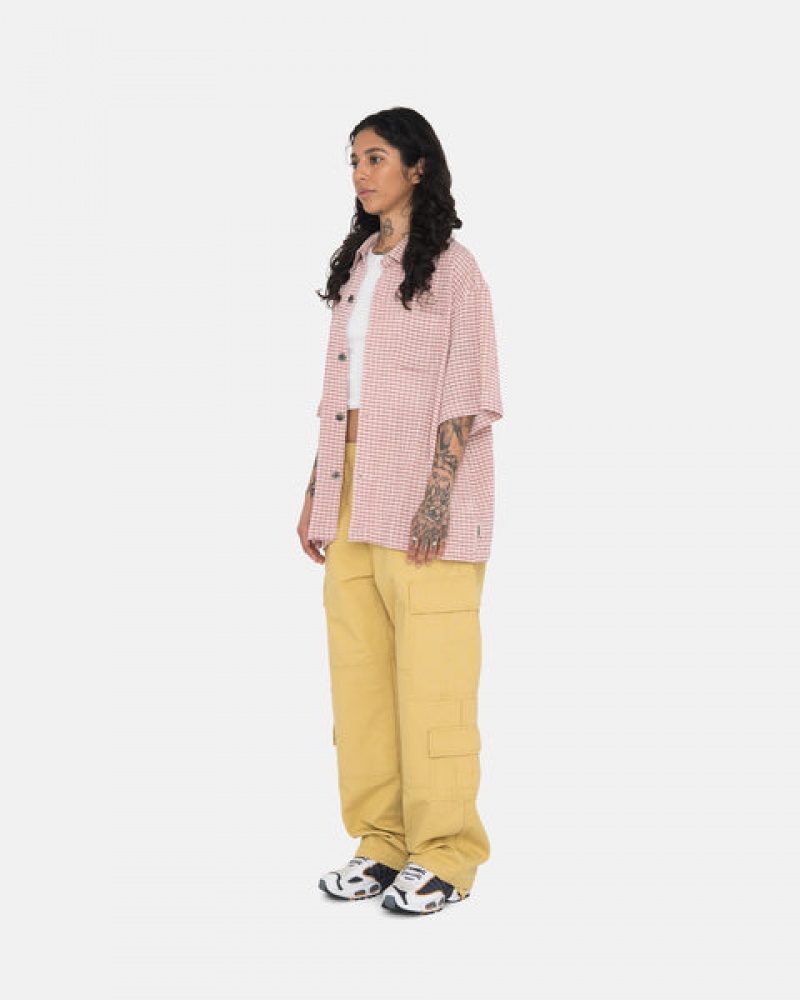 Pantalon Stussy Ripstop Surplus Cargo Mujer Amarillo Chile | MUV-6963