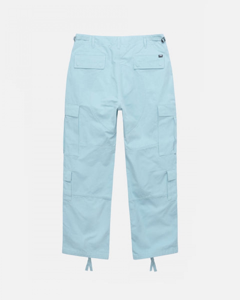 Pantalon Stussy Surplus Cargo Ripstop Hombre Azules Claro Chile | LXH-9075