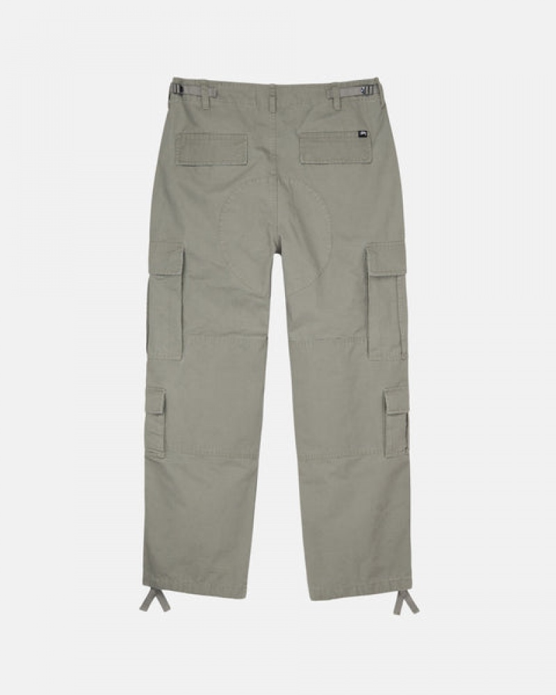 Pantalon Stussy Surplus Cargo Ripstop Mujer Verde Oliva Chile | LED-1351