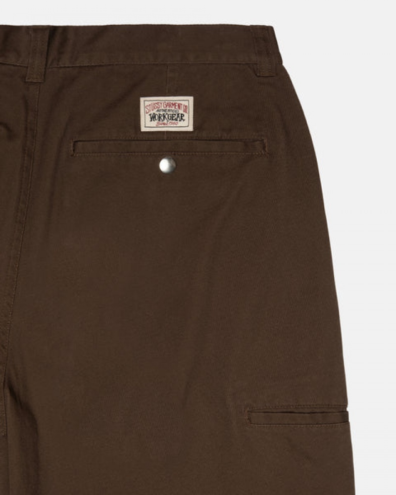 Pantalon Stussy Workgear Trouser Twill Hombre Marrones Chile | NDM-5219