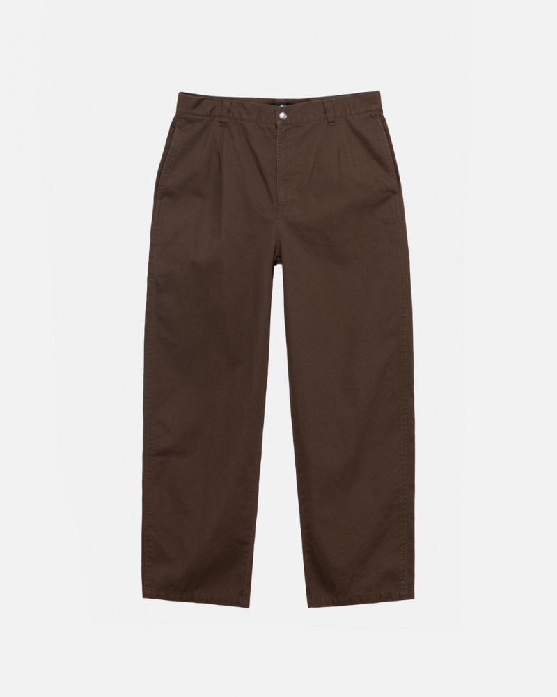 Pantalon Stussy Workgear Trouser Twill Hombre Marrones Chile | NDM-5219