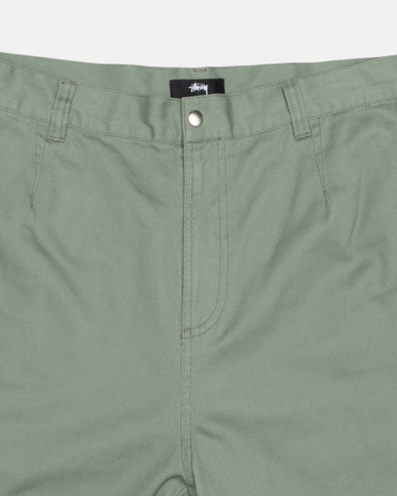 Pantalon Stussy Workgear Trouser Twill Hombre Verde Chile | UIX-4456