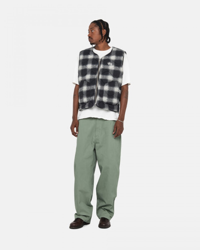 Pantalon Stussy Workgear Trouser Twill Hombre Verde Chile | UIX-4456