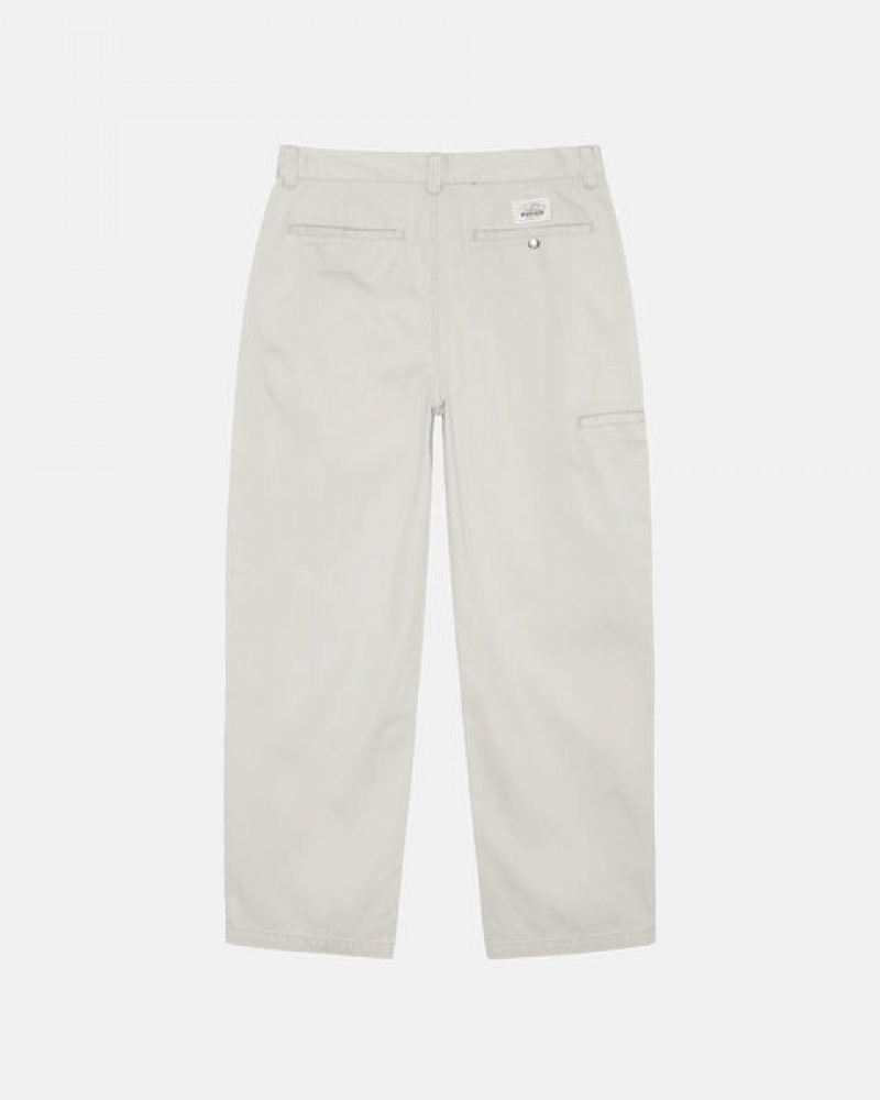 Pantalon Stussy Workgear Trouser Twill Hombre Blancas Chile | MEA-8916