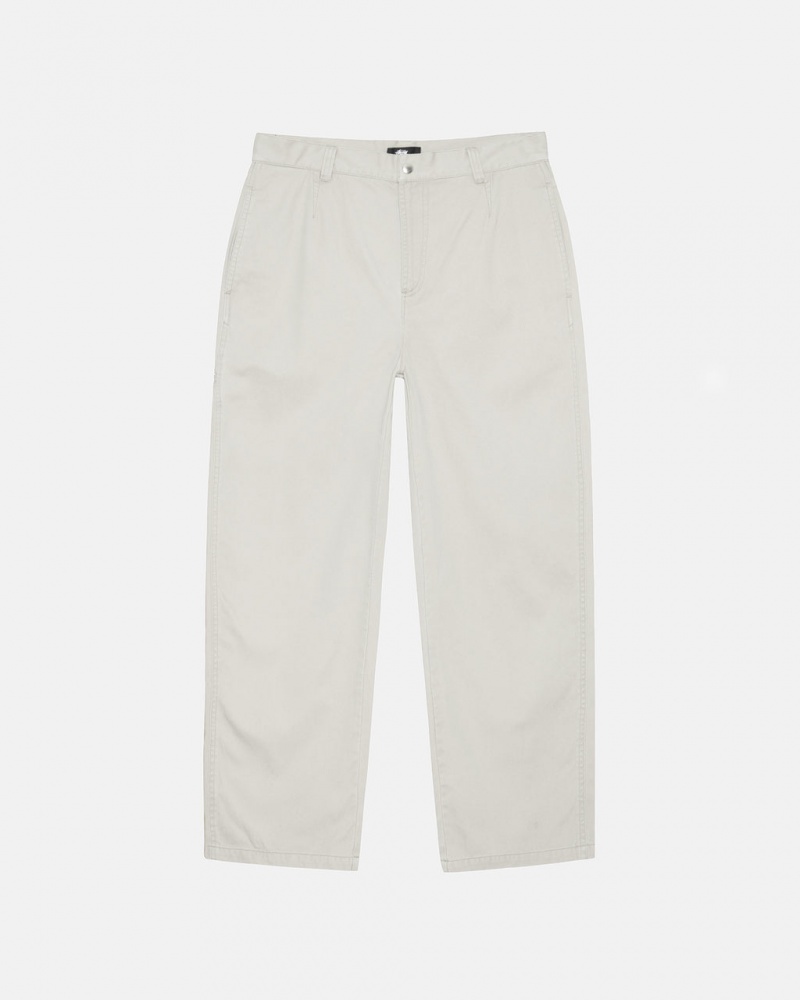 Pantalon Stussy Workgear Trouser Twill Hombre Blancas Chile | MEA-8916