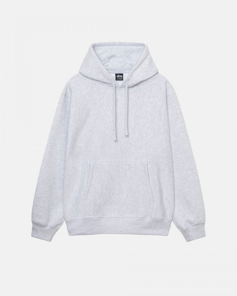 Sudadera con Capucha Stussy Back Hood Applique Hoodie Mujer Gris Chile | CQH-7037