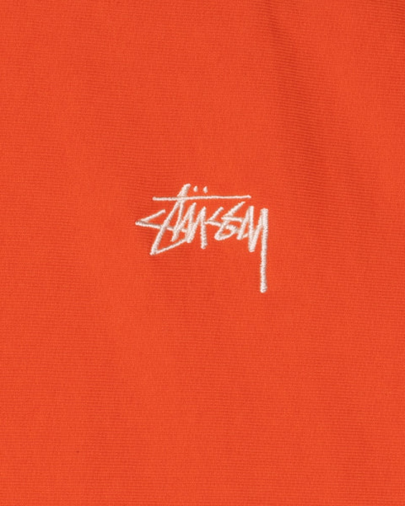 Sudadera con Capucha Stussy Overdyed Stock Logo Hoodie Mujer Naranjas Chile | VKB-8239